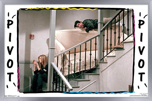Trends International Friends - Pivot, 14.725" x 22.375", Silver Framed Version