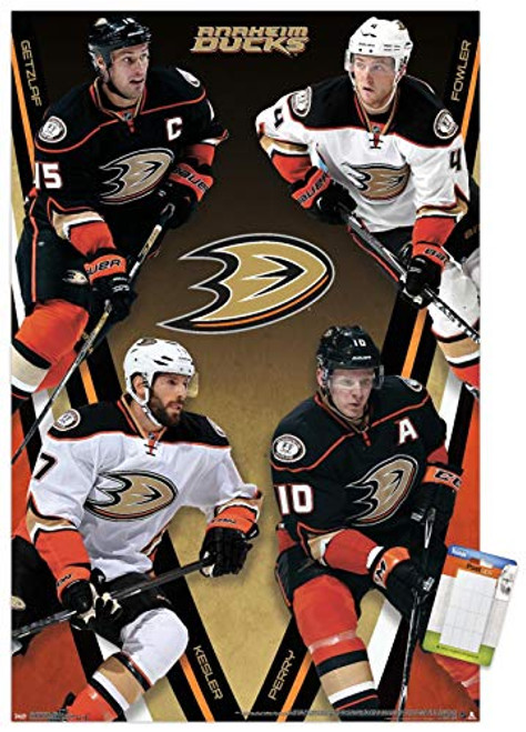 Trends International Group Poster Mount NHL Anaheim Ducks - Team, 14.725" x 22.375", Premium Poster & Mount Bundle Trends International Group Poster Mount NHL Anaheim Ducks - Team, 14.725" x 22.375", Premium Poster & Mount Bundle