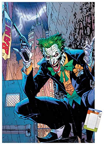 Trends International Poster Mount DC Comics - The Joker - Bang, 14.725" x 22.375", Premium Poster & Mount Bundle