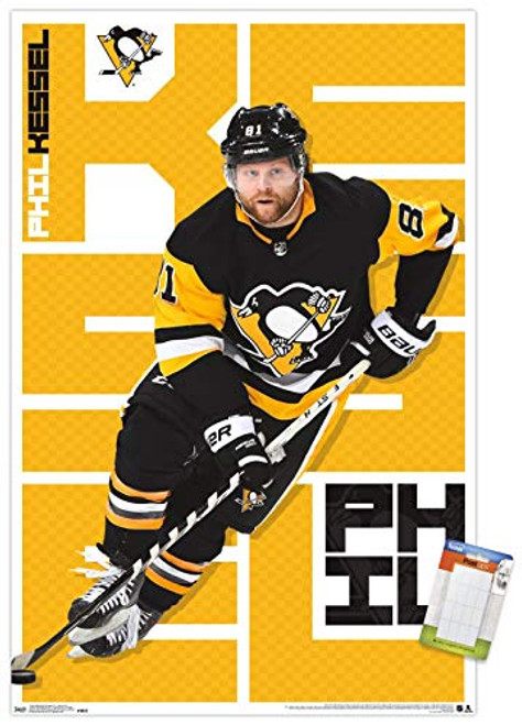 Trends International Poster Mount NHL Pittsburgh Penguins - Phil Kessel, 14.725" x 22.375", Premium Poster & Mount Bundle Trends International Poster Mount NHL Pittsburgh Penguins - Phil Kessel, 14.725" x 22.375", Premium Poster & Mount Bundle