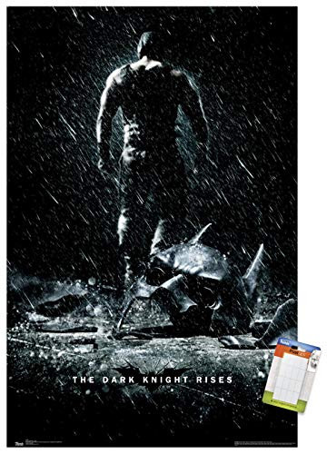 Trends International Poster Mount DC Comics Movie - The Dark Knight Rises - Bane, 14.725" x 22.375", Premium Poster & Mount Bundle