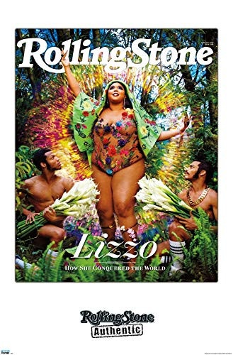 Trends International Wall Poster Rolling Stone Magazine - Lizzo 20, 14.725" x 22.375", Premium Unframed