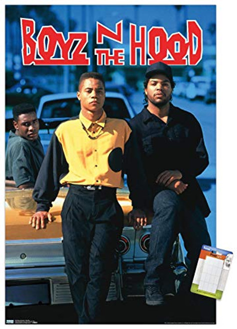Trends International Poster Mount Boyz N The Hood - One Sheet, 14.725" x 22.375", Premium Poster & Mount Bundle