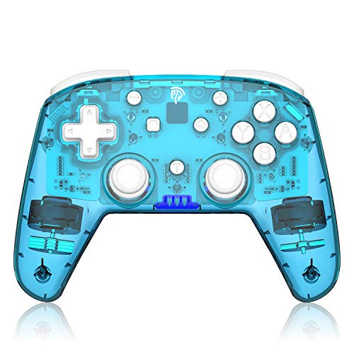 Wireless Controller for Switch Pro, EasySMX Gamepad Joypad Remote Joystick Support Nintendo Switch Console (Blue)