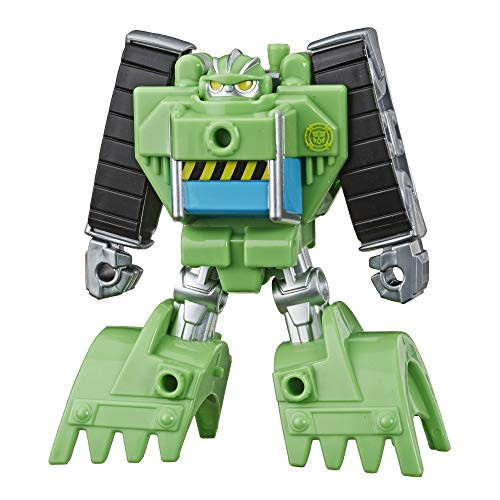 Transformers Playskool Heroes Rescue Bots Academy Boulder The Construction-Bot Converting Toy, 4.5" Figure, Toys for Kids Ages 3 & Up
