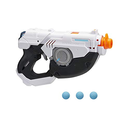 NERF Rival Overwatch Tracer Blaster -- Spinning Reload Action -- 3-Round Capacity -- Includes 3 Official Rival Rounds