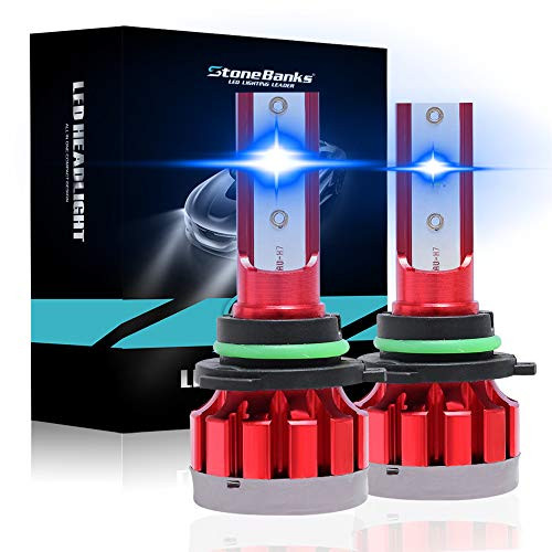 StoneBanks 9006 LED Headlight Bulbs, CSP Chips 8000K 60W 10000Lumens Super Bright Blue LED Headlight Conversion Kit, HB4 LED Fog Light Halogen Replacement, Pack of 2