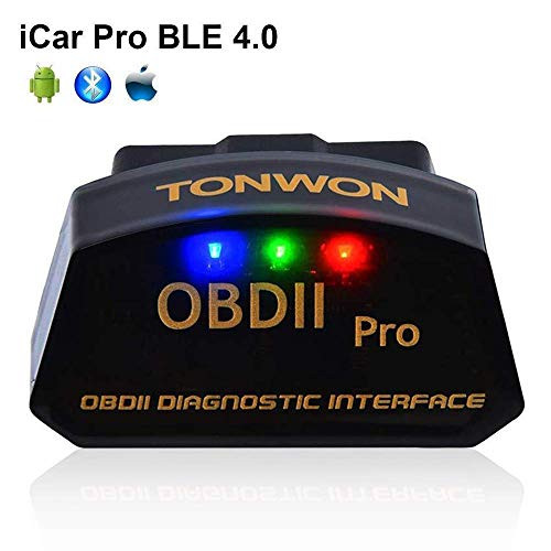 vgate OBD2 Bluetooth Scanner, OBDII Diagnostic Reader Tool, Bluetooth 4.0 Check Engine Light Code Reader for iPhone and Android