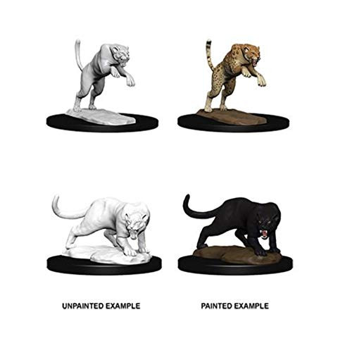 Dungeons & Dragons Nolzur`s Marvelous Unpainted Miniatures: Panther & Leopard