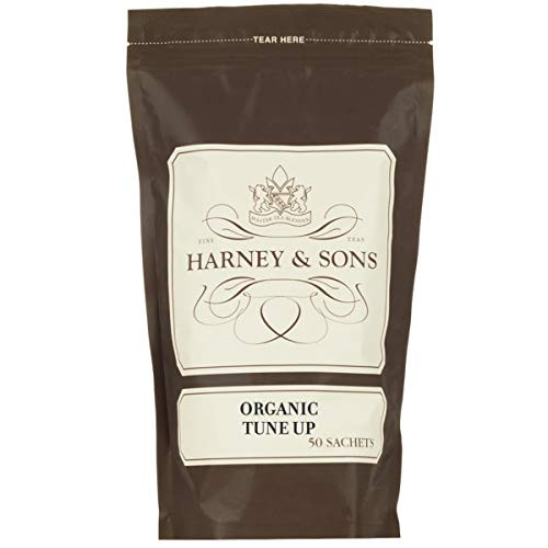 Harney & Sons Organic Tune-Up Tea, Bag of 50 sachets, 50 Count