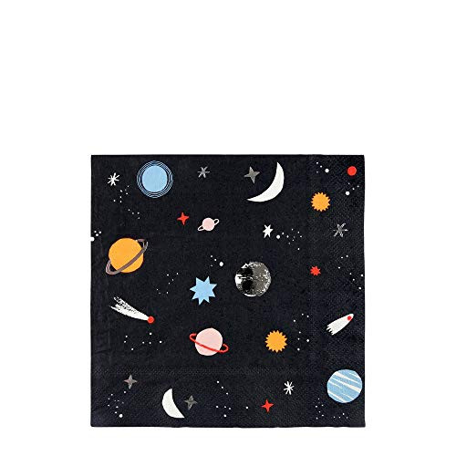 Meri Meri, To The Moon, Napkins, Large - Pack of 16