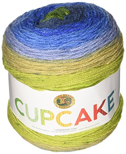 Lion Brand Yarn 935-214 Cupcake Yarn, Moody Blue