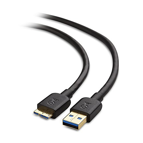 Cable Matters Micro USB 3.0 Cable (Micro USB 3 Cable A to Micro B) in Black 6 Feet - Available 3FT - 15FT in Length