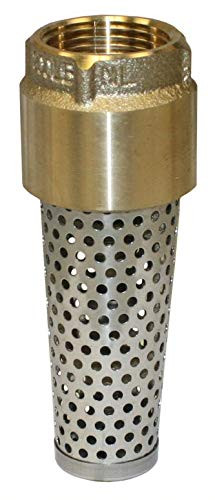 Merrill MFG FVNL100 1" No-Lead Brass Foot Valve 710 Series, 1" Female Connection