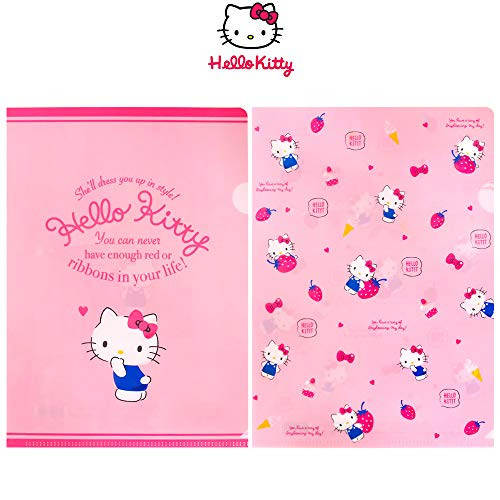 Hello Kitty Friends School Essential Glossy Folder File : Set of 2