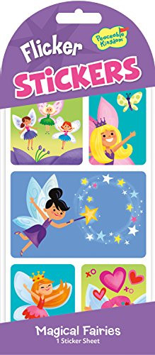 Peaceable Kingdom Fairies Lenticular Sticker Pack - Flicker Stickers