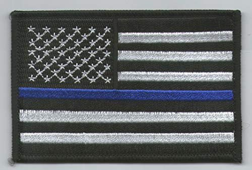 C&D Visionary CDX American Flag with Thin Patch, Black, White, Blue