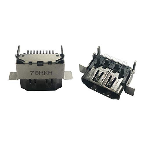 Rinbers Original HDMI Port 2.1 Socket Interface Connector 1080P Display Port Replacement for Microsoft Xbox One X Console