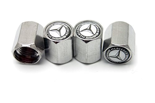 BZQq Zinc Alloy Tire Stem Valve Caps for Mercedes-Benz?A Set of Four Pcs?