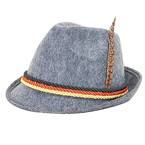 ZLIXING Oktoberfest Hat German Alpine Bavarian Costumes Hat Women Men Oktoberfest Decorations Party Supplies