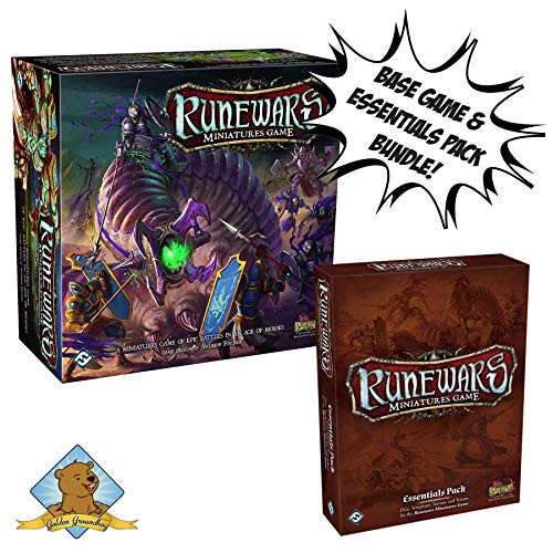 RuneWars Miniatures Game Base Game and Essentials Pack Battle Bundle from SCATS