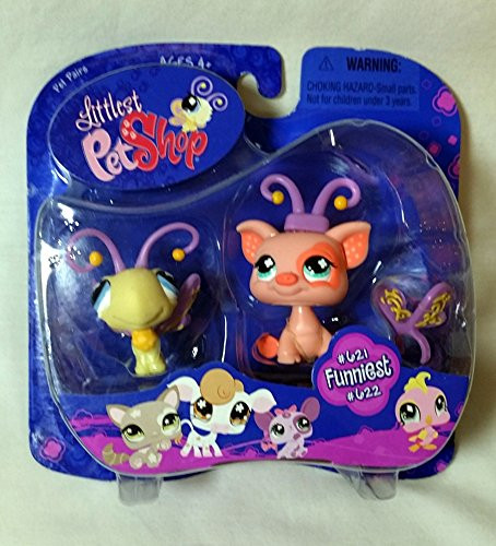 Littlest Pet Shop Pet Pairs Butterfly & Pig
