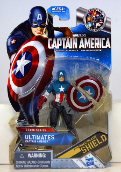 Hasbro Captain America Movie 4 Inch Series 1 Action Figure Ultimates Captain America Hasbro Captain America Movie 4 Inch Series 1 Action Figure Ultimates Captain America