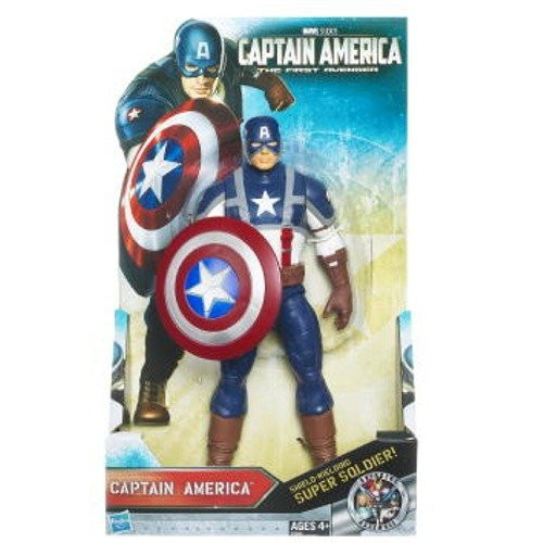 Captain America: Movie Series 10-Inch Hero Action Figure Captain America: Movie Series 10-Inch Hero Action Figure