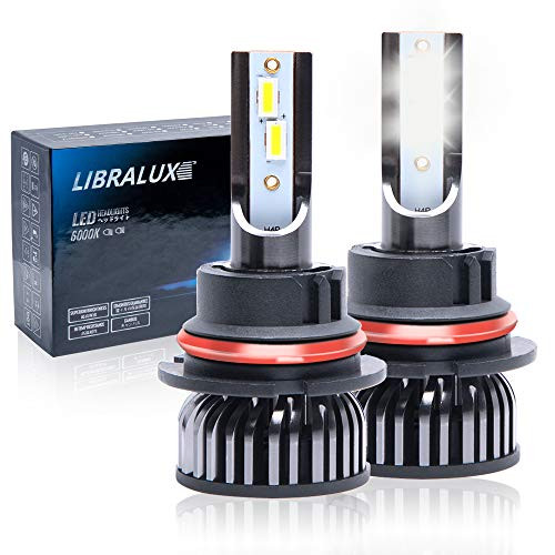 Libralux 9007/HB5 LED Headlight Bulbs,80W 10000 Lumens 3570 CSP Chips 6000K Cool White Easy Install Waterproof Super Bright LED Headlights for High Beam, Low Beam and Fog Replacement Bulb Pack of 2 Libralux 9007/HB5 LED Headlight Bulbs,80W 10000 Lumens 3570 CSP Chips 6000K Cool White Easy Install Waterproof Super Bright LED Headlights for High Beam, Low Beam and Fog Replacement Bulb Pack of 2