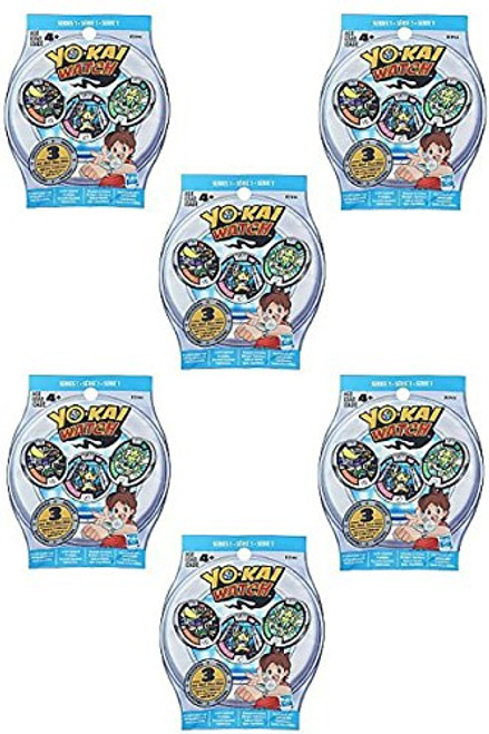 Yo-Kai Watch Season 1 Medals - 6 Blind Bags - 18 Random Medals Yo-Kai Watch Season 1 Medals - 6 Blind Bags - 18 Random Medals