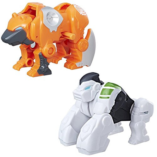 Playskool Heroes Transformers Rescue Bots Silverback the Gorilla-Bot and Sequoia