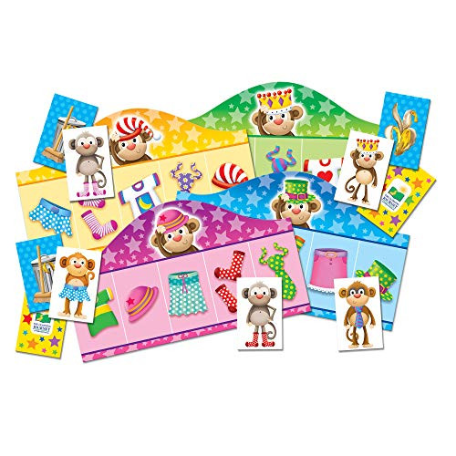 The Learning Journey International Play It! - Who's Your Monkey? Educational Learning, Matching & Memory Game