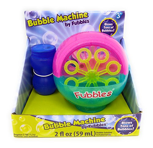 BUBBLES Kids Playtime Toddler Fun Machine Toy Blower Fun Kids Summer Spring Play Maker