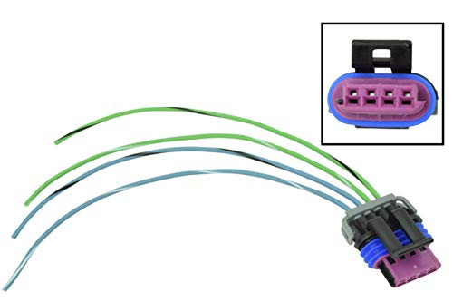 ICT Billet LS IAC Wire Pigtail - Idle Air Control Valve Connector - LS1 LSX Plug WPIAC30