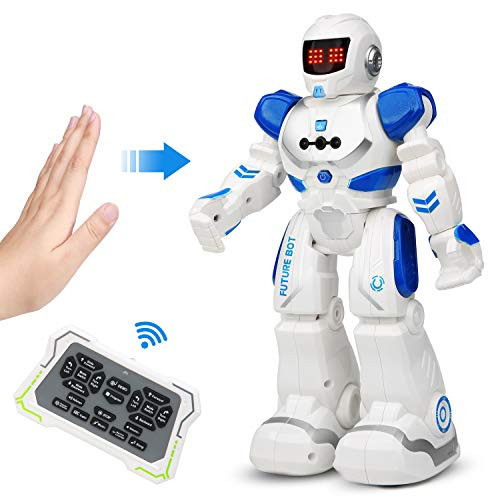 zuhafa Smart Robot Toys for Kids Boys, Programmable Remote Control RC Robots Gesture Sensing,Interactive Walking Singing Dancing,Intelligent Toy Gift for Kids