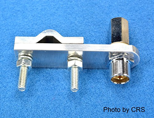 CB HAM Radio Antenna Mirror Mount 4 Inch Horizontal w/ SO239 Stud - Workman HM1