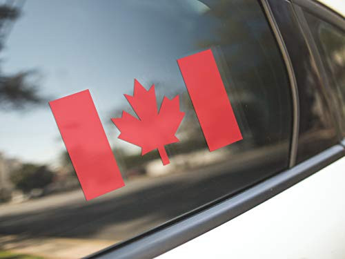 Canadian Decor Chevy Bumper Sticker car Flag Stickers Natty BOH Canada Maple Leafs White Decal Toronto Decals for red Flags Vinyl | red