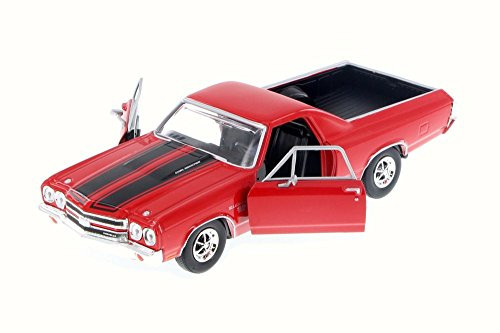 Motormax 79347RD 1970 Chevrolet El Camino SS 396 Red 1/24 Diecast Model Car Motormax 79347RD 1970 Chevrolet El Camino SS 396 Red 1/24 Diecast Model Car