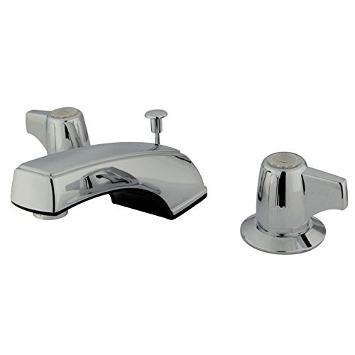 Kingston Brass KB920 Americana 8-Inch Widespread Lavatory Faucet Twin Brass Canopy Handles with Non-Metallic Pop-Up, Polished Chrome Kingston Brass KB920 Americana 8-Inch Widespread Lavatory Faucet Twin Brass Canopy Handles with Non-Metallic Pop-Up, Polished Chrome