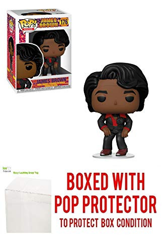 James Brown #176 Pop Rocks Vinyl Figure (Includes Compatible Ecotek Plastic Pop Box Protector Case)