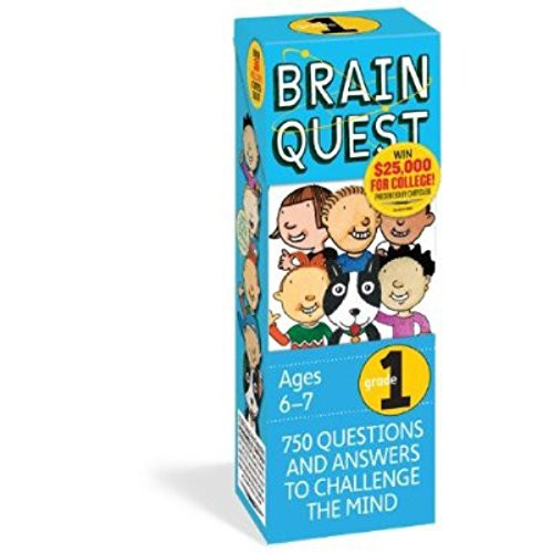 TMG Brain Quest Educational Question Answer Game - Choose Grade Level! (1ST Grade)