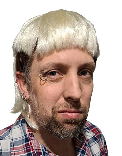 Blonde with Brown Sideburns Hillbilly Cowboy Gag Gift Costume