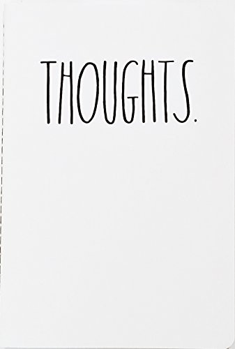 " Thoughts" - Rae Dunn Notebook with Lined Pages (Diary Journal Memo Notepad Notes Organize Lists Office School Work Home)
