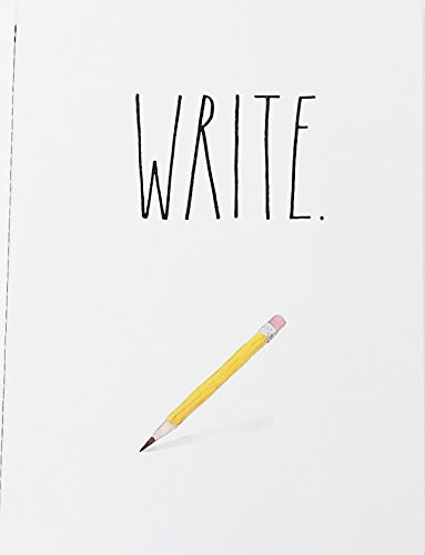 "Write" - Rae Dunn Notebook with Lined Pages (Diary Journal Memo Notepad Notes Organize Lists Office School Work Home)