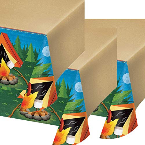 Creative Converting 329320 All Over Print Plastic Tablecover (Pack of 3)