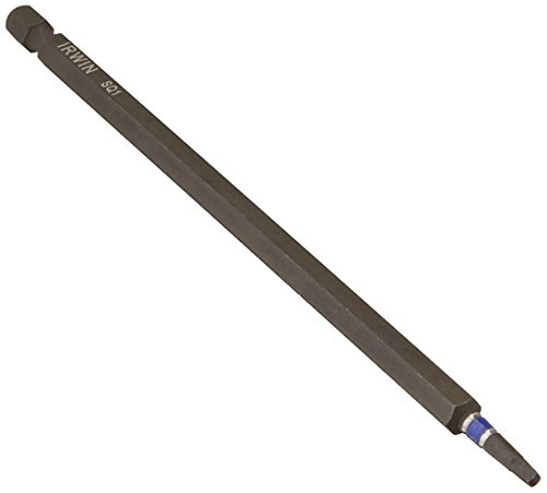 Irwin Tools 1837474 Impact Performance Series Square Recess Power Bit #1, 6"