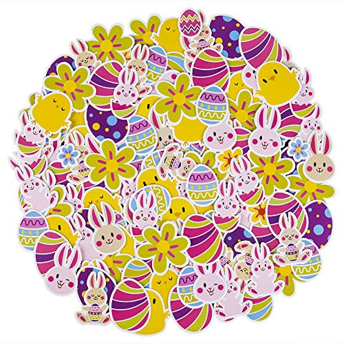 WaaHome 504pcs Easter Stickers Assorted Easter Eggs Bunnies Chicks Flowers Sticker for Kids School Classroom DIY Crafts Party Favors Scrapbooking Decorations WaaHome 504pcs Easter Stickers Assorted Easter Eggs Bunnies Chicks Flowers Sticker for Kids School Classroom DIY Crafts Party Favors Scrapbooking Decorations