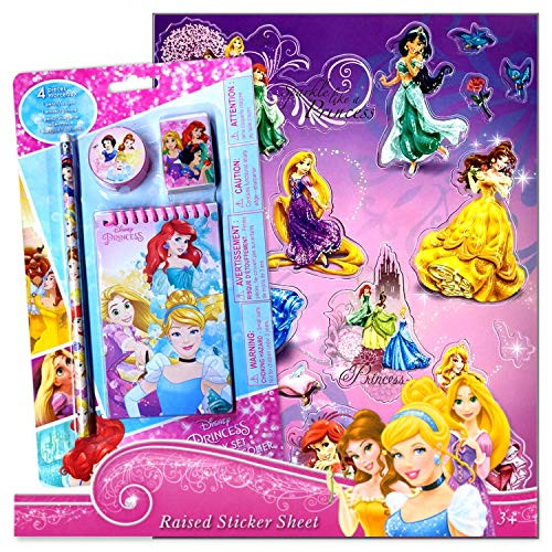 Disney Princess School Supplies for Girls (Stationary Set with Disney Princess Stickers)