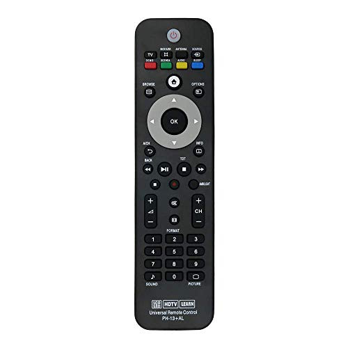 Gvirtue Universal Replacement Remote Control for Philips Brand TV, URMT41JHG003, URMT39JHG001, URMT39JHG002, URMT39JHG003, URMT41JHG006, URMT41JHG010 ?PH-13?