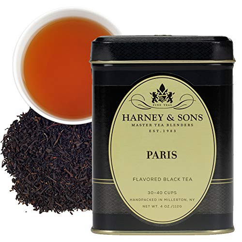 Harney & Sons Flavored Black Tea, Paris, 4 Ounce